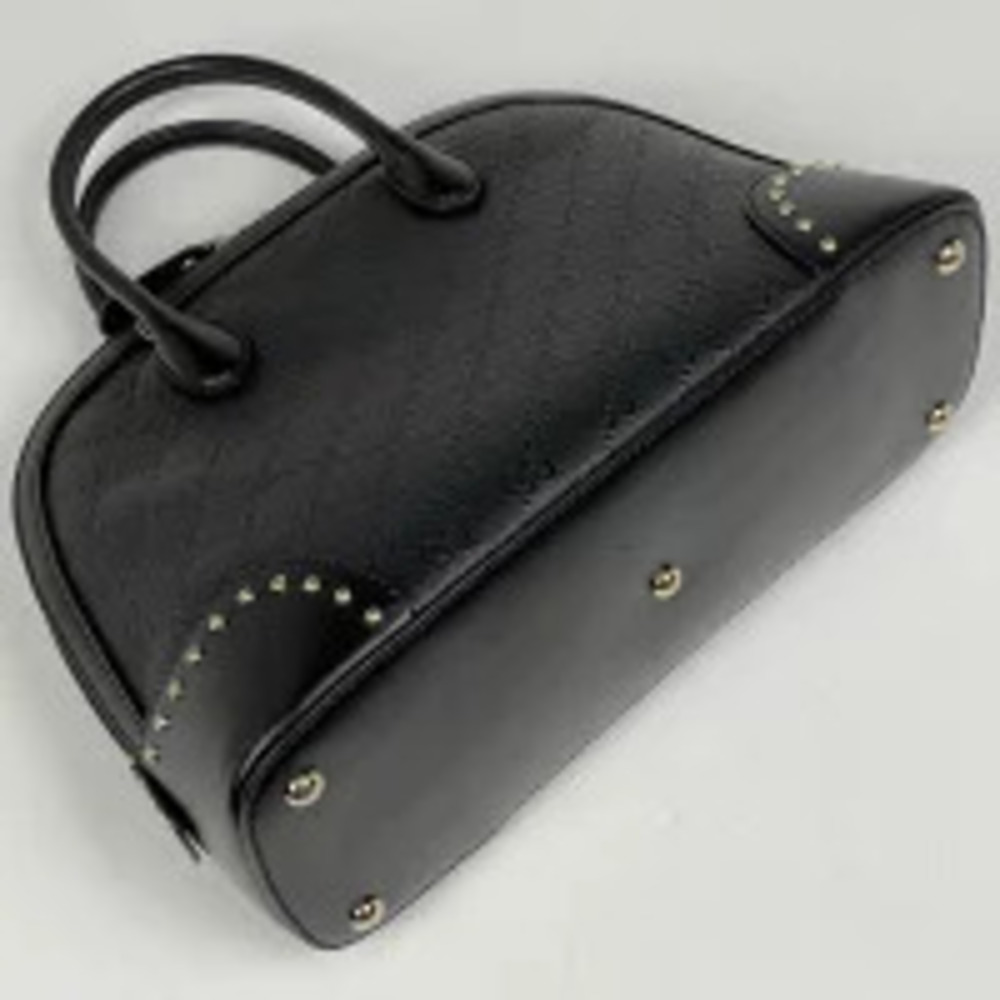 Gucci GG black handbag studded leather